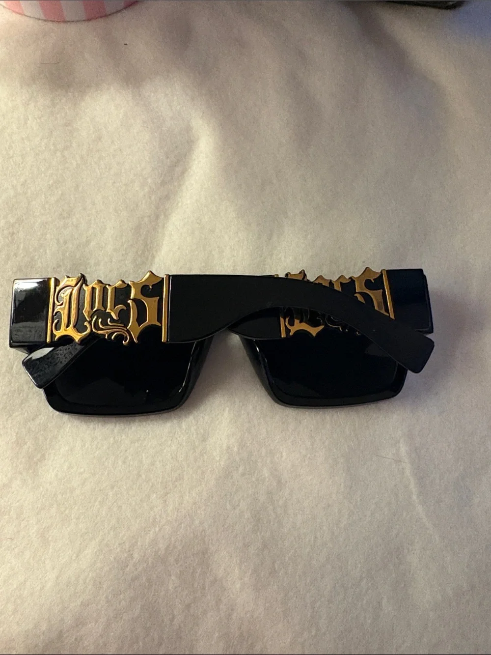 Black Square  Sunglasses - UV Protection dark lens.